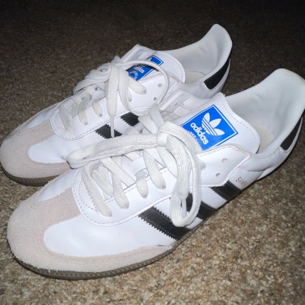 Adidas Sambas Black and White